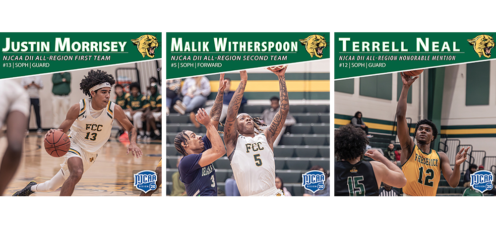 Three Cougars selected to Men's Basketball DII All-Region Team
