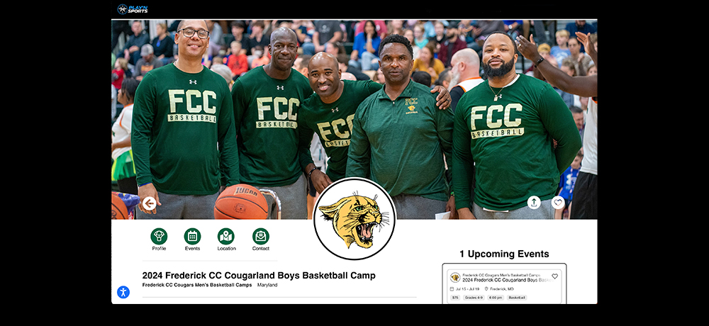 2024 Frederick CC Cougarland Boys Basketball Camp